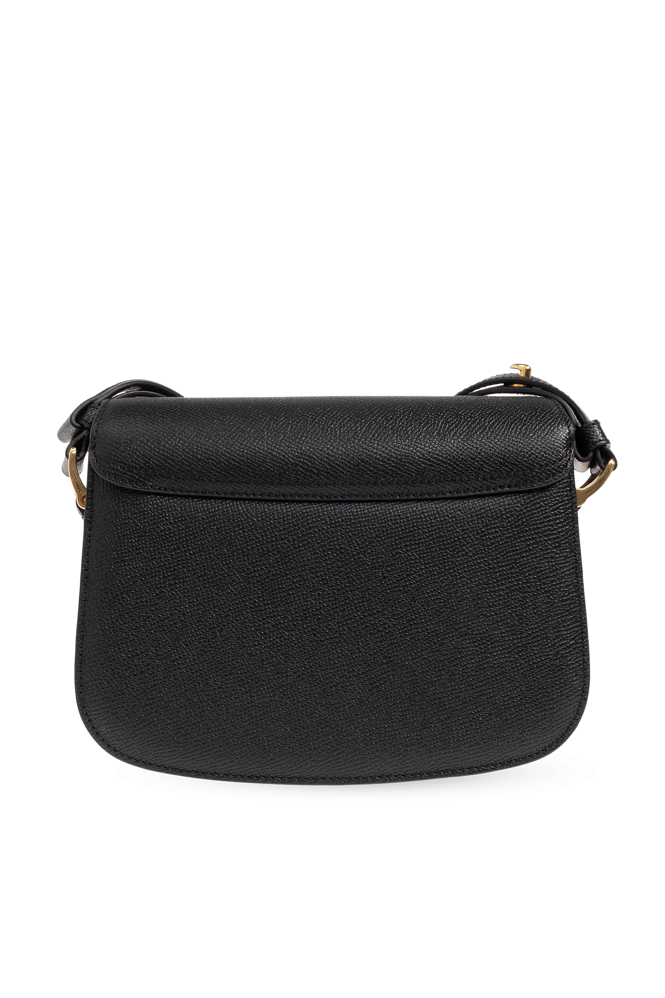 Black 'Paris Paris' shoulder bag Ami Alexandre Mattiussi